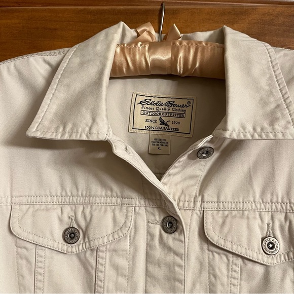 Eddie Bauer XL Cream Khaki Jacket - Picture 10 of 16